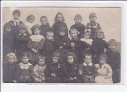 MONTROUGE : Carte Photo D'une Classe D'école En 1908 - Très Bon état - Montrouge