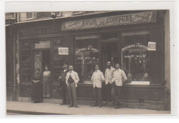 PARIS : Carte Photo Du Salon De Coiffure DELAGNEAU Au 13 Rue De Lourmel (coiffeur) - Très Bon état - Paris (15)