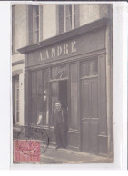 VERNEUIL SUR AVRE : Carte Photo De L'atelier De Tailleur "a L'Elegant" ANDRE - Bon état - Verneuil-sur-Avre