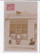 BELLEGARDE : Carte Photo Du Salon De Coiffure MOSSIERE (coiffeur) - Très Bon état - Bellegarde-sur-Valserine