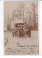 VERSAILLES : Carte Photo De Militaires Et Leur Camion - Très Bon état - Versailles