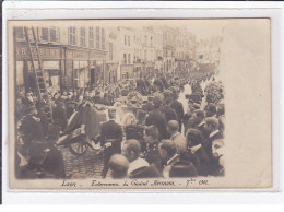 LAON : Carte Photo De L'enterrement Du Général Herman En 1902 (militaire)- Très Bon état - Laon