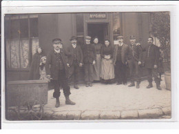 PARIS 14ème : Carte Photo Du Charriot De Livraison "au Port Du Havre" Rue De Gergovie Devant Le Café CONNEN - TBE - Distretto: 14