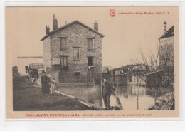 JUVISY : Inondations 1910 : Murs De Jardins Renversés - Très Bon état - Juvisy-sur-Orge