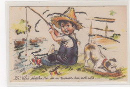 BOURET Germaine : Cpa Avec Collage (systeme -  Série 681) (ex-collection Amigon) - Très Bon état - Bouret, Germaine