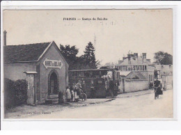 FISMES : Station Du Bel Air (tramway - Arret - Gare) - état - Fismes