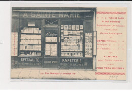 PARIS - Magasin De Cartes Postales - A Sainte Marie - 57 Rue Bonaparte - 75006 - Très Bon état - Distrito: 06