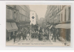 PARIS - Rue Vieille Du Temple - Collection F. Fleury - Omnibus - Publicité Pour L'éditeur - 75004 - état - Altri & Non Classificati