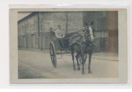 SAINT DENIS - Attelage - Carriole - Carte Photo - Très Bon état - Saint Denis