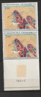 N° 1733 Oeuvres D'Art: Deraun, Belle Paire De 2 Timbres Neuf Impréccable - Ongebruikt