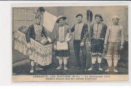 CHERAUTE - Près De Mauléon - La Mascarade 1934 - Danseurs Basques Dans Leur Costume Traditionnel - Très Bon état - Autres & Non Classés