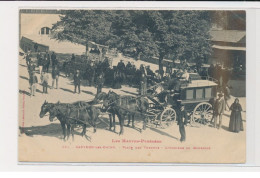 CAPVERN-LES-BAINS - Place Des Thermes - L'Omnibus Du Bourridé - Très Bon état - Altri & Non Classificati