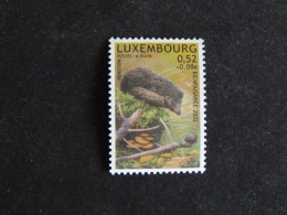 LUXEMBOURG LUXEMBURG YT 1543 ** MNH - HERISSON HEDGEHOG / A. BUZIN - Unused Stamps