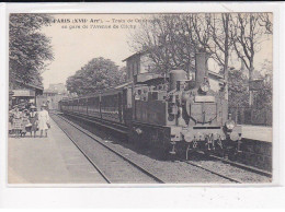 PARIS 17ème Arrondissement : Train De Ceinture En Gare De L'Avenue De Clichy - Très Bon état - Paris (17)