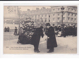 PARIS, Les Petits Métiers J.H, HAUSER : Le Marchand De Ballons - état (traces) - Ambachten In Parijs