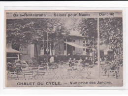 COLOMBES : Café-Restaurant, Salons Pour Noce, Dancing, Chalet Du Cycle, Vue Du Jardin, Boulevard De Valmy- Très Bon état - Colombes