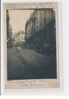 PARIS - Carte Photo - Caserne De La Nouvelle France - 82 Rue Du Faubourg Poissonnière - 75010 - Très Bon état - Altri & Non Classificati