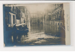 PARIS - Carte Photo - Inondations 1910 - Rue Clément Marot - 75008 - Très Bon état - Altri & Non Classificati