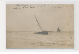 SABLES D'OLONNE - Carte Photo - Bateau (naufrage D'une Barque De Pêche) - Très Bon état - Sables D'Olonne