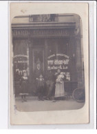 PARIS 6ème : Carte Photo Du Salon De Coiffure VIARD Au 14 Rue Du Four - Très Bon état - Paris (06)