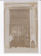 LYON : Carte Photo Du Salon De Coiffure BOUDET Au 170 Rue De Moncey (coiffeur) - Très Bon état - Autres & Non Classés