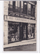 BIARRITZ : Carte Photo Du Magasin RIGAUD "Au Carnaval De Venise" (modes) - Très Bon état - Biarritz