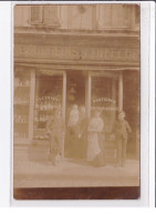 LYON : Carte Photo Du Salon De Coiffure BOURGEOIS (coiffeur) - Très Bon état - Andere & Zonder Classificatie