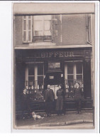 NEVERS : Carte Photo Du Salon De Coiffure RIBIERE - Très Bon état - Nevers