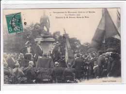 BLOIS : Inauguration Du Monument En 1909 - Le Discours Du Maire De Blois (BRISSON) - Très Bon état - Blois