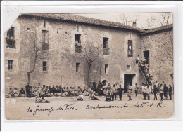 LA GRANGE DES PRES (près PEZENAS) : Carte Photo De Militaires - état - Altri & Non Classificati