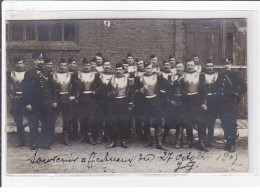 PARIS (a Localiser) : Carte Photo De Militaires Pendant Les Grèves En 1907 - Très Bon état - Other & Unclassified