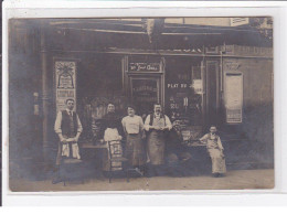 PARIS : Carte Photo Du Café LOISON (le Rendez-vous Des Bons Amis) - (affiche Du MOULIN ROUGE - LYSISTRATA) - TBE - Otros & Sin Clasificación