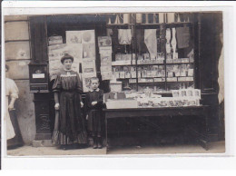 PARIS 17ème : Carte Photo D'un Magasin (marchand De Journaux, Cartes Postales - L'Echo Du XVIIème)- Très Bon état - Paris (17)