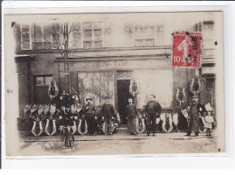 PARIS 13ème : Carte Photo Du Magasin De Harnais Et Courroies NOLIN Au 23 Bis Avenue D'Italie - Très Bon état - Arrondissement: 13