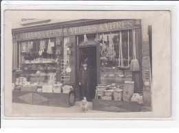 PARIS 12ème : Carte Photo De La Quincaillerie AUCAMUS Au 56 Cours De Vincennes (magasin De Couleurs/vernis) - Bon état - Distretto: 12