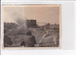 PARIS 18ème : Lot De 2 Photo Et Carte Photo De L'atelier De La SNCF Après Le Bombardement En 1945 (LA CHAPELLE) - Distrito: 18