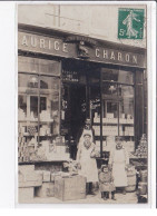 PARIS 8ème : Carte Photo De L'épicerie "au Chat Noir" Maurice CHARON Au 30 Rue TRONCHET - Très Bon état - Paris (08)