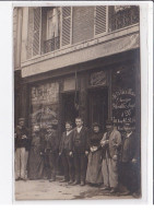 PARIS 10ème : Carte Photo Du Café - Cordonnerie - Marchand De Vins QUINTARD Au 266 Rue Du Faubourg Saint Martin - Arrondissement: 10