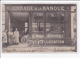 PARIS 2ème : Garage De La Banque Au 6 Rue Monsigny (vélo - Automobile) - Très Bon état - Paris (02)