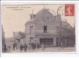 MONDOUBLEAU : Vue Sur La Place - La Patisserie Cazin - Très Bon état - Other & Unclassified