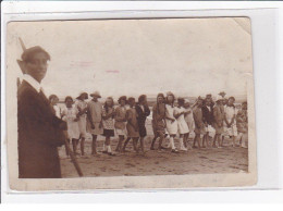 VER SUR MER : Carte Photo D'une Course à Pied En 1920 - état - Altri & Non Classificati