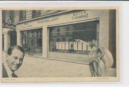 SPECTACLE : Carte Postale - Publicité Pour Le Magasin PHONOS D'ART (Josephine Baker - Photo Montage) - Bon état - Artisti