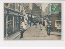 PARIS - La Rue Mouffetard - (rare En Couleur) - 75005 - Très Bon état - Altri & Non Classificati