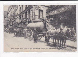 PARIS, Les Petits Métiers J.H, HAUSER : Une Rue De Paris à 4 Heure Du Matin, ça Porte Bonheur - Très Bon état - Ambachten In Parijs