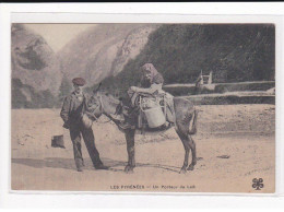 Un Porteur De Lait Dans Les Pyrénées, Rare En Couleur - état - Other & Unclassified