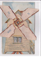 FANTAISIE - SYSTEME : Carte Postale - (moulin - Windmill) -  Bon état - Móviles (animadas)