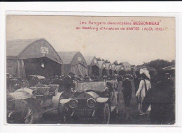 NANTES : Meeting D'aviation, Les Hangars Démontables "BESSONNEAU", Août 1910 - Très Bon état - Nantes