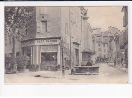 DIGNE : Fontaine De La Colonne, Café-Casino Allier - Très Bon état - Digne