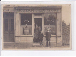 Carte Photo De Commerce : Coiffeur - Modern Lavatory - état - Geschäfte