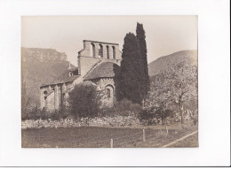 AVEYRON, Mostuéjouls, L'Eglise Saint-Pierre, Photo Auclair-Melot, Environ 23x17cm Années 1920-30 - Très Bon état - Orte